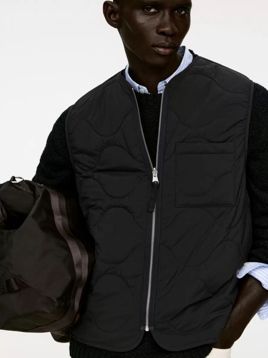 Fashion ARKET 2-in-1 Quilted Liner Vest Black