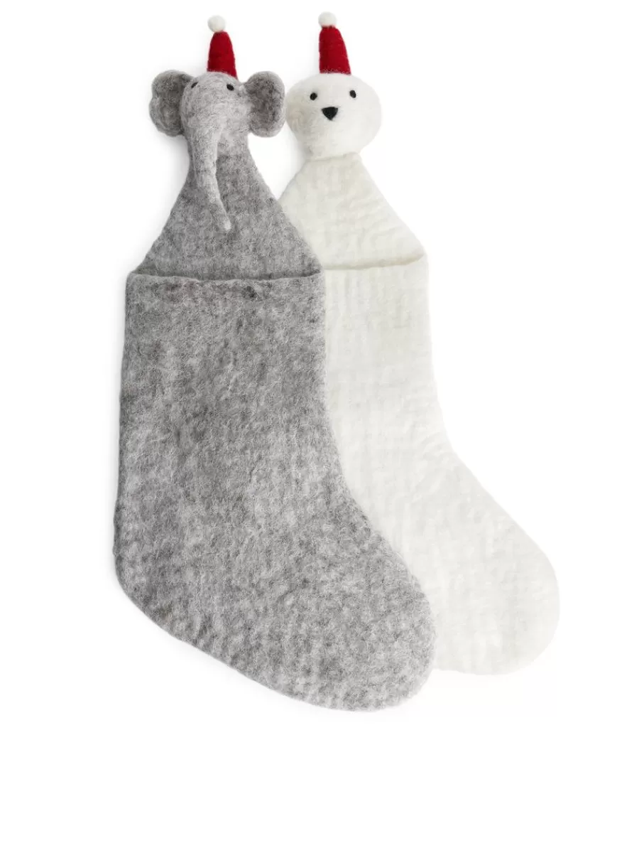 Outlet ARKET A World Of Craft Gift Stocking Grey