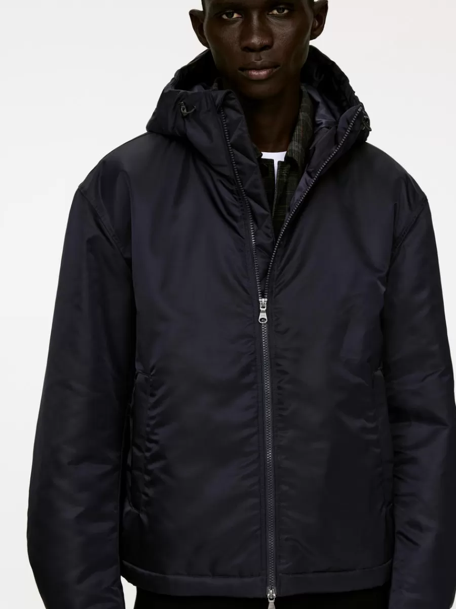 Cheap ARKET Active Hooded Jacket Blackish Blue