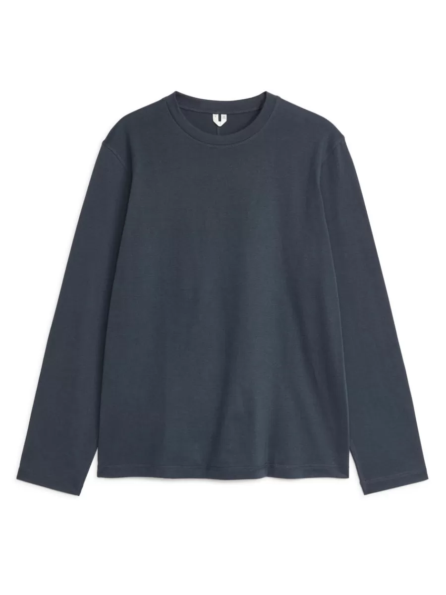 Outlet ARKET Active Long-Sleeved Top Dark Blue