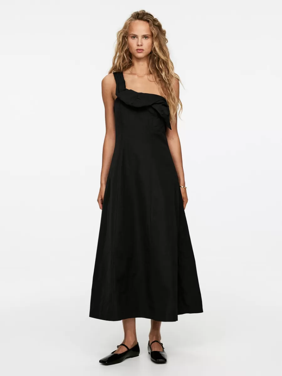 Clearance ARKET A-Line Taffeta Dress Black
