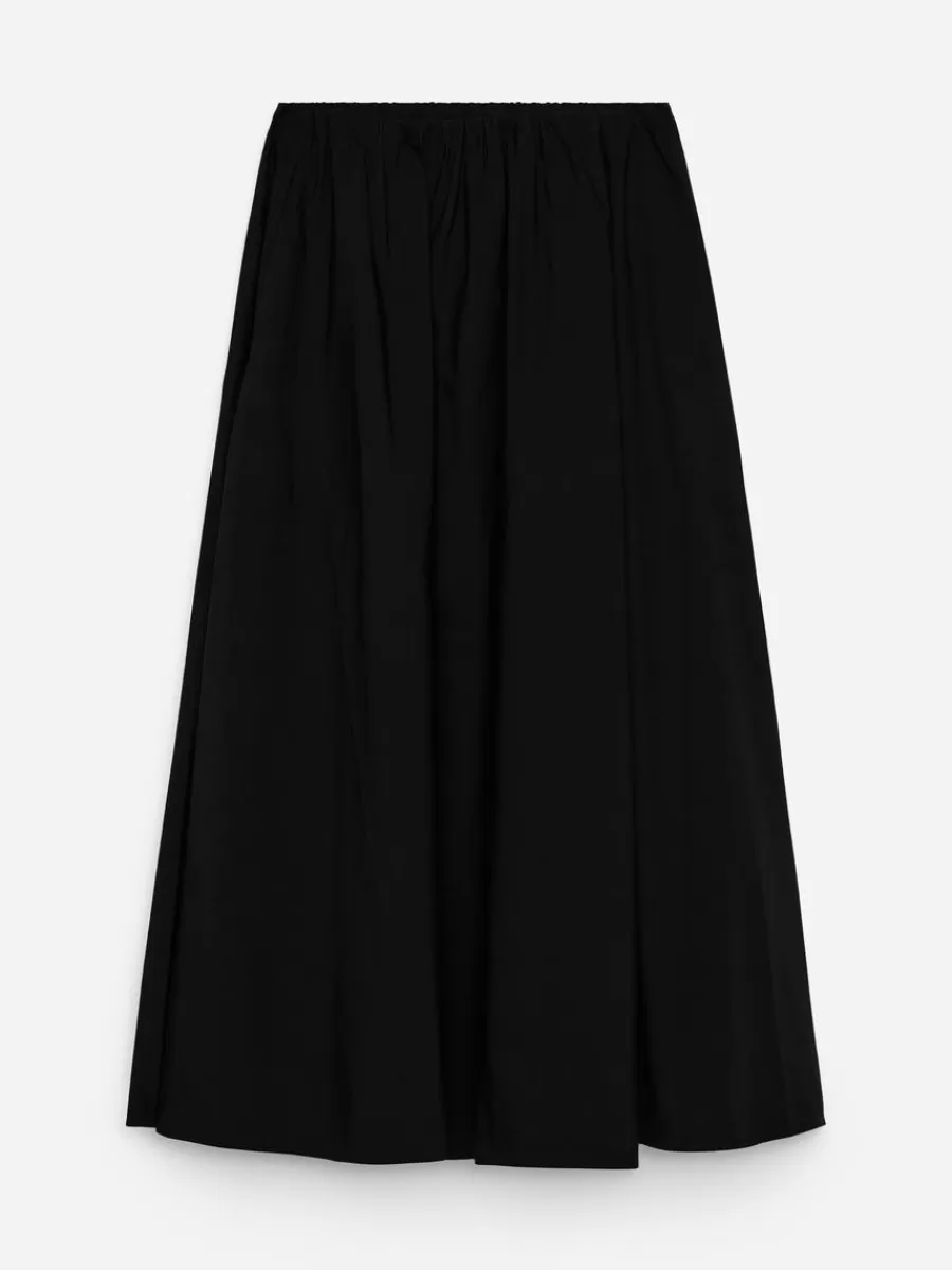 New ARKET A-Line Taffeta Skirt Black