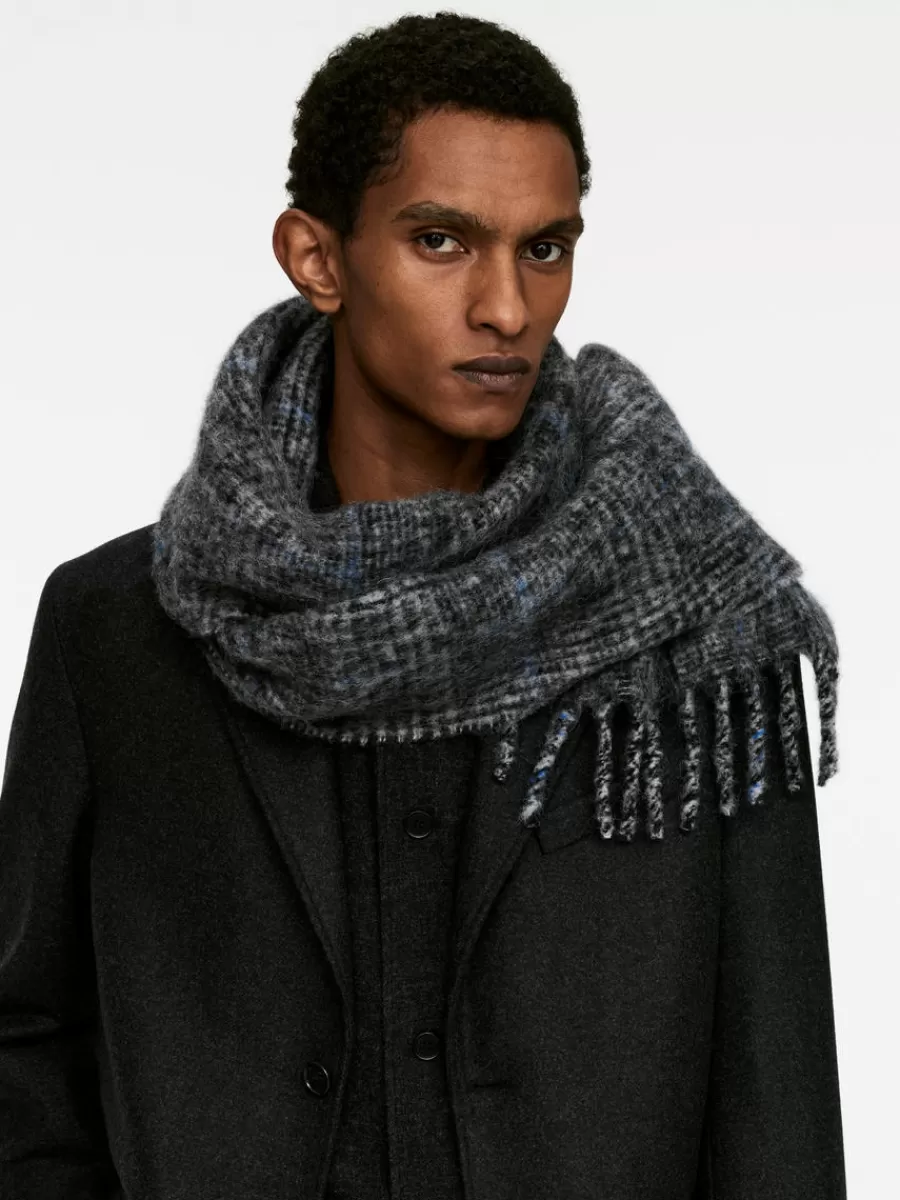 Sale ARKET Alpaca Blend Scarf Grey