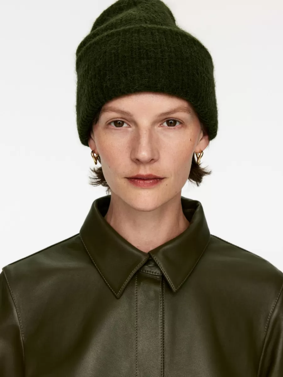 Clearance ARKET Alpaca-Merino Blend Beanie Dark Green
