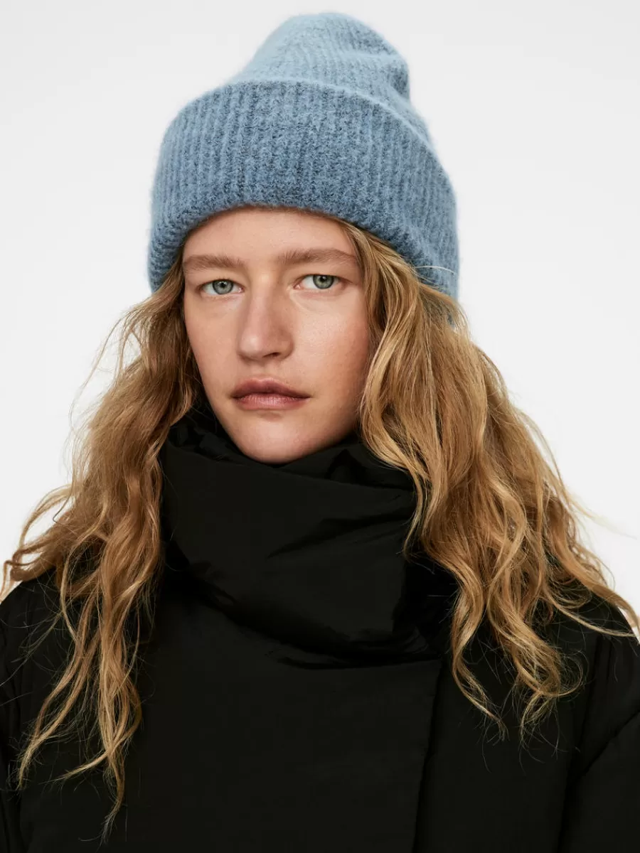 Clearance ARKET Alpaca-Merino Blend Beanie Dusty Blue