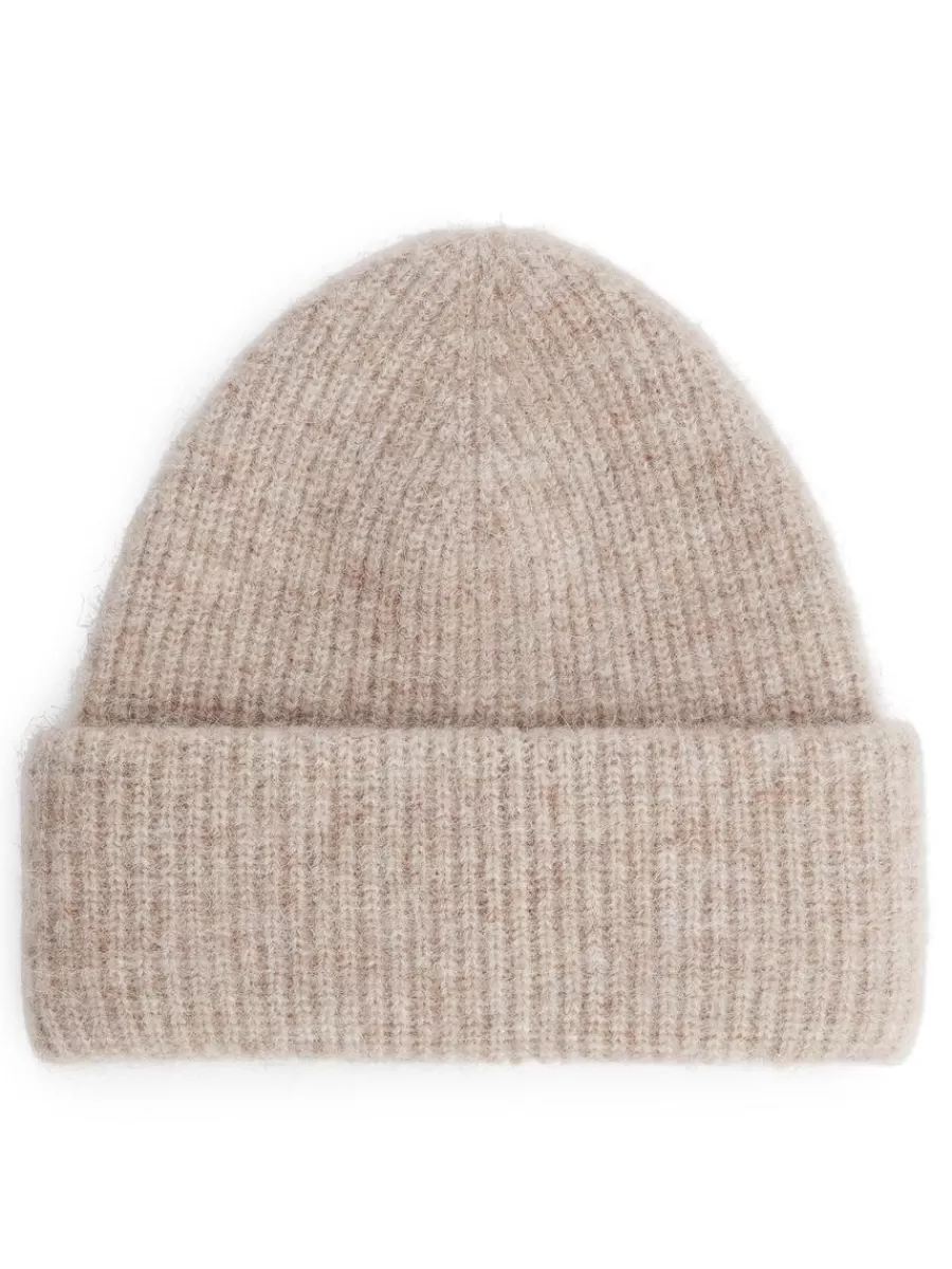 Best Sale ARKET Alpaca-Merino Blend Beanie Beige