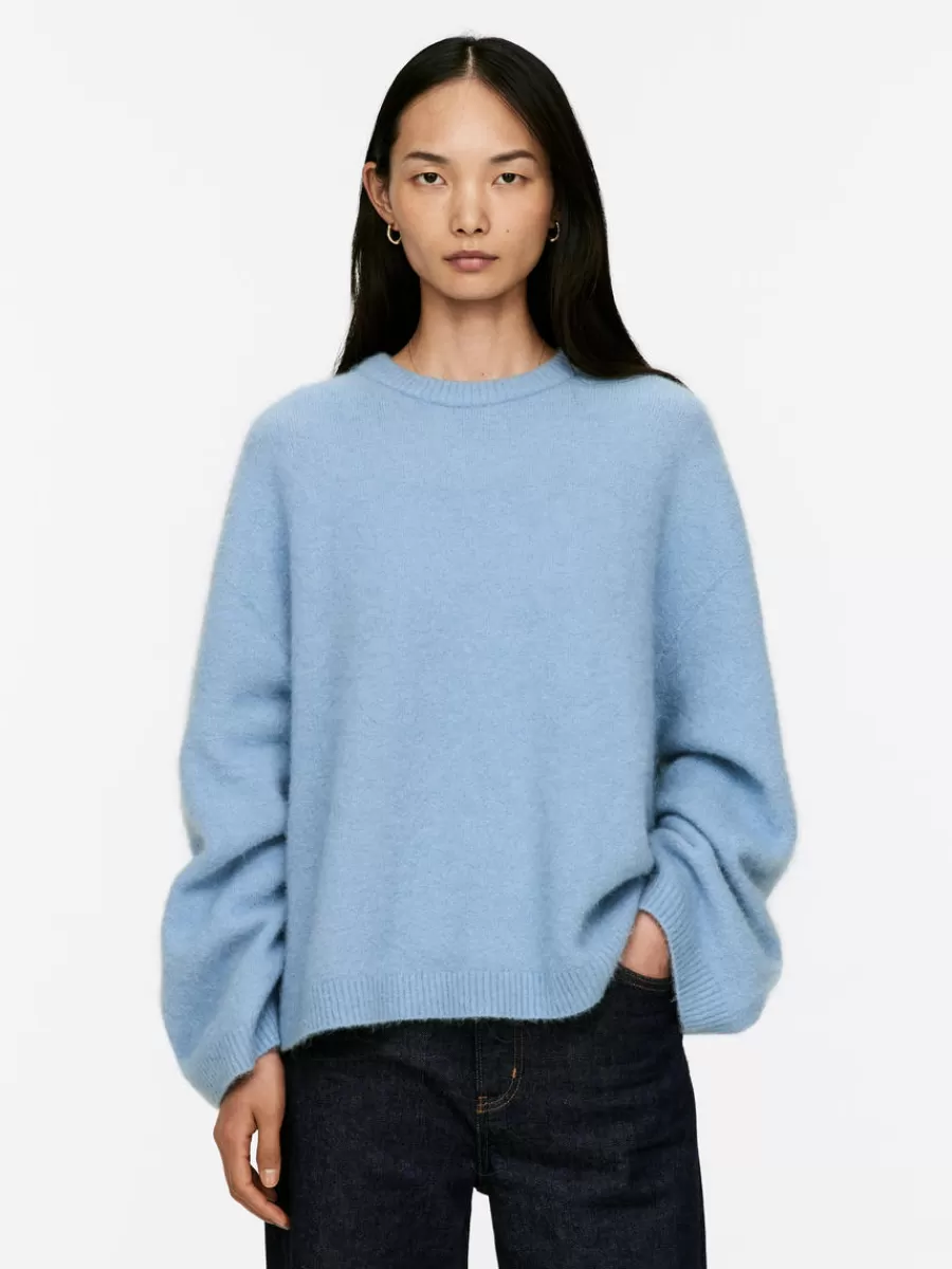 Store ARKET Alpaca-Wool Blend Jumper Dusty Blue