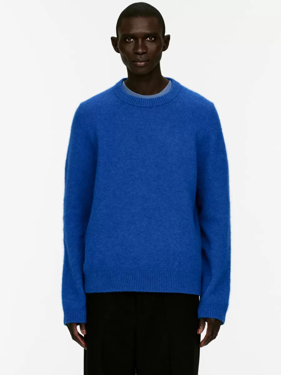 Clearance ARKET Alpaca-Wool Blend Jumper Bright Blue