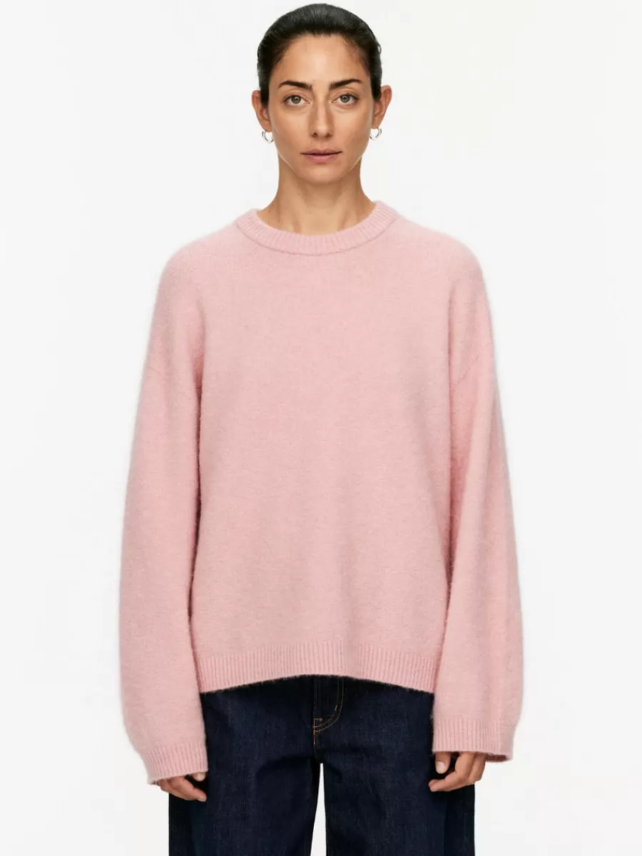Discount ARKET Alpaca-Wool Blend Jumper Pink