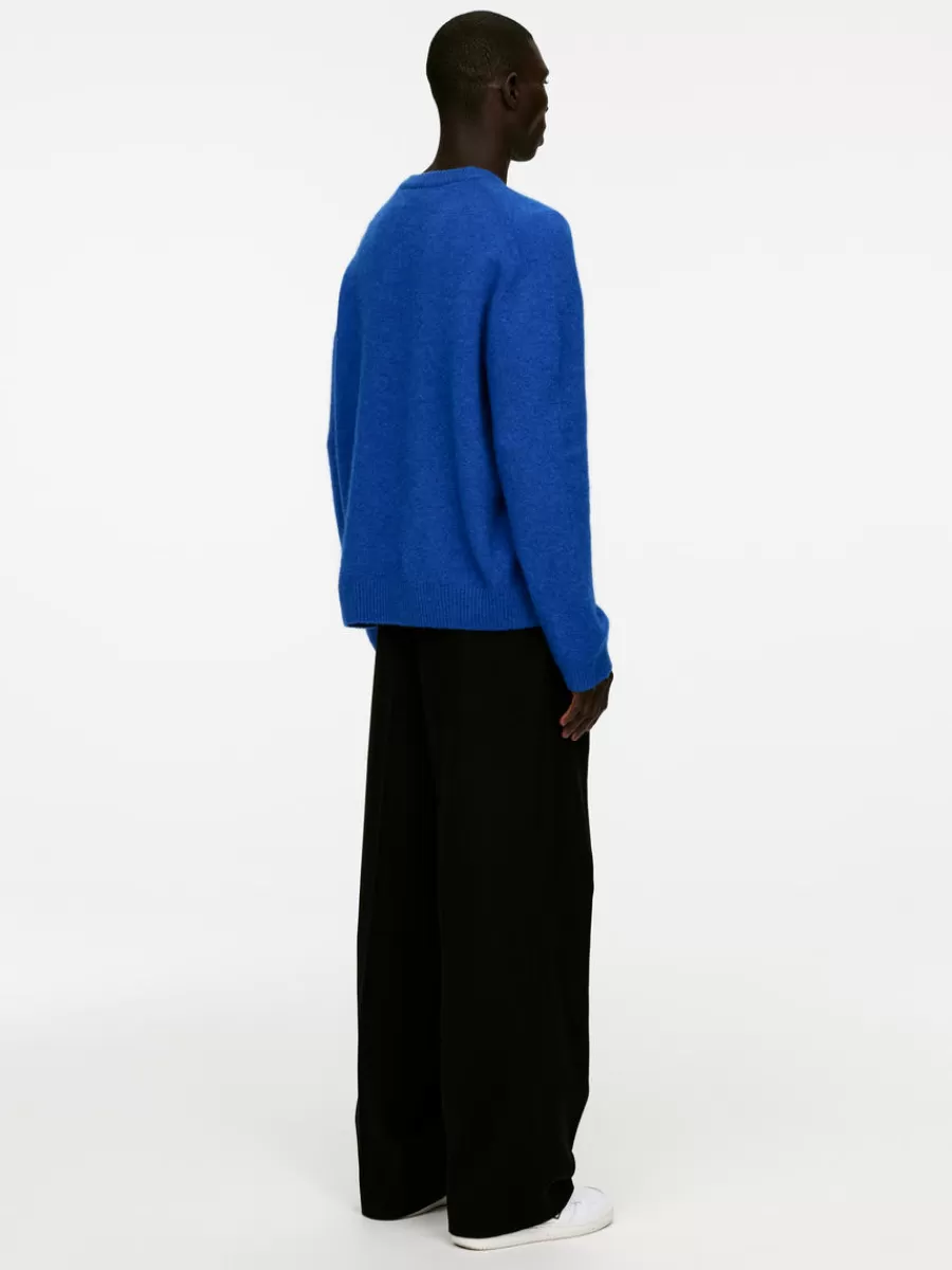 Clearance ARKET Alpaca-Wool Blend Jumper Bright Blue