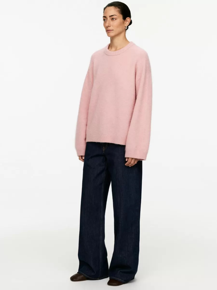 Discount ARKET Alpaca-Wool Blend Jumper Pink