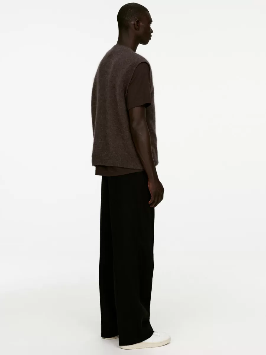 Hot ARKET Alpaca-Wool Blend Vest Dark Brown