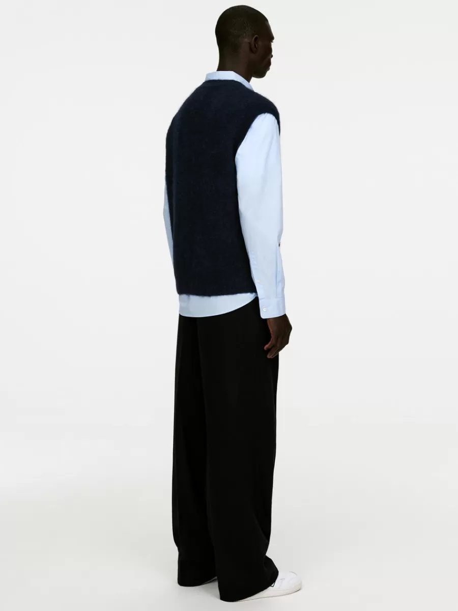 Hot ARKET Alpaca-Wool Blend Vest Dark Blue