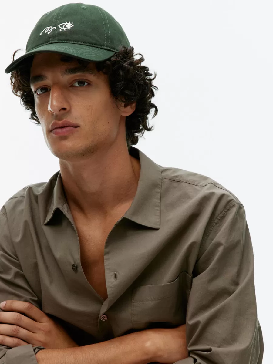 Discount ARKET CAFÉ Cap Dark Green