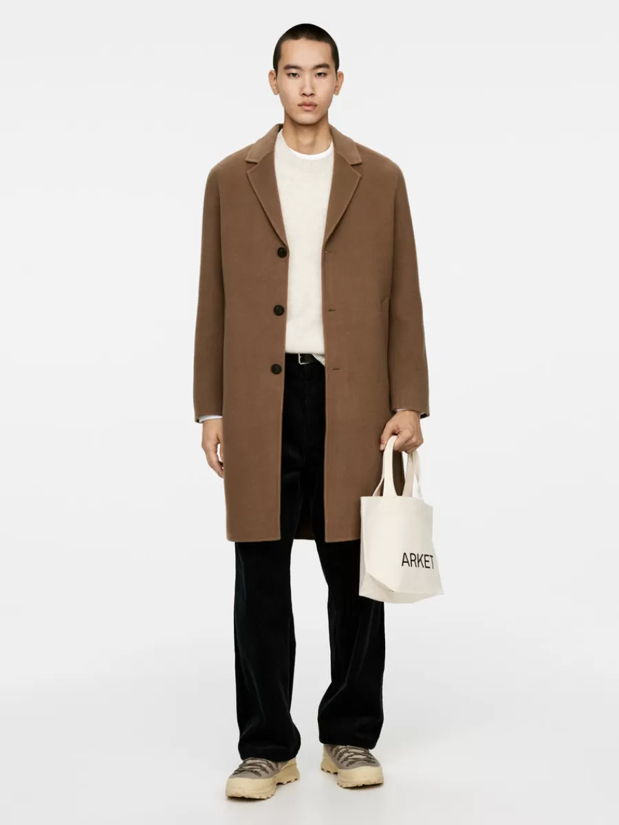 Store ARKET Canvas Mini Tote Off White/Black