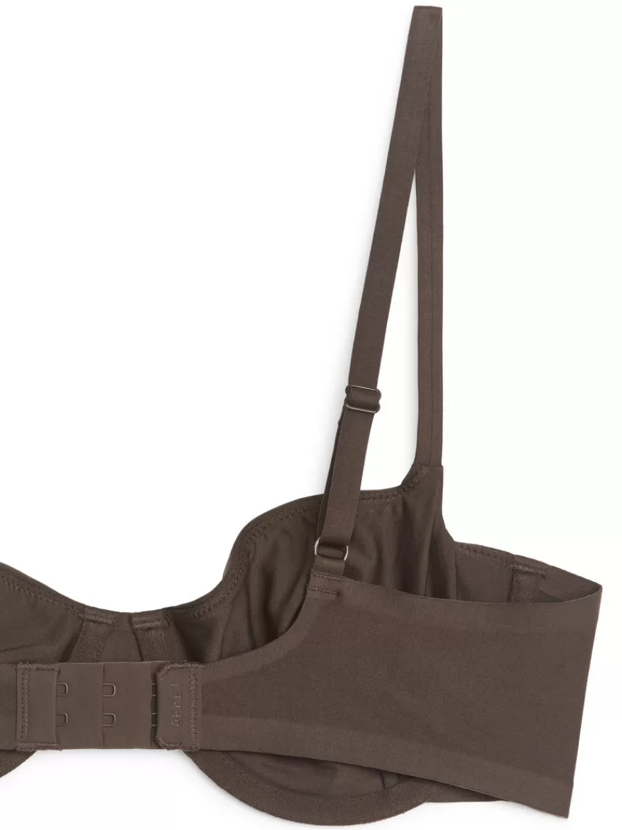 Best Sale ARKET Balconette Bra Brown