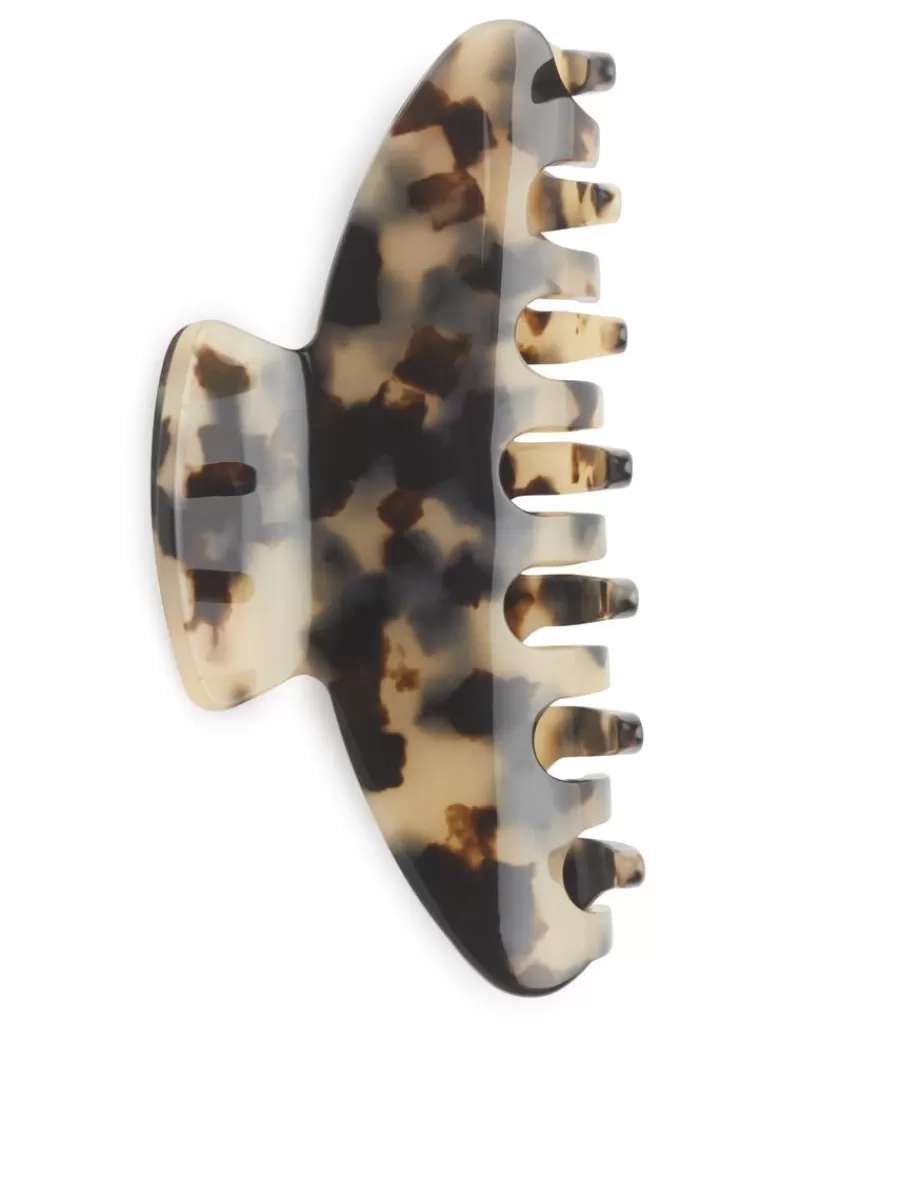 Clearance ARKET Big Hair Claw Beige/Brown