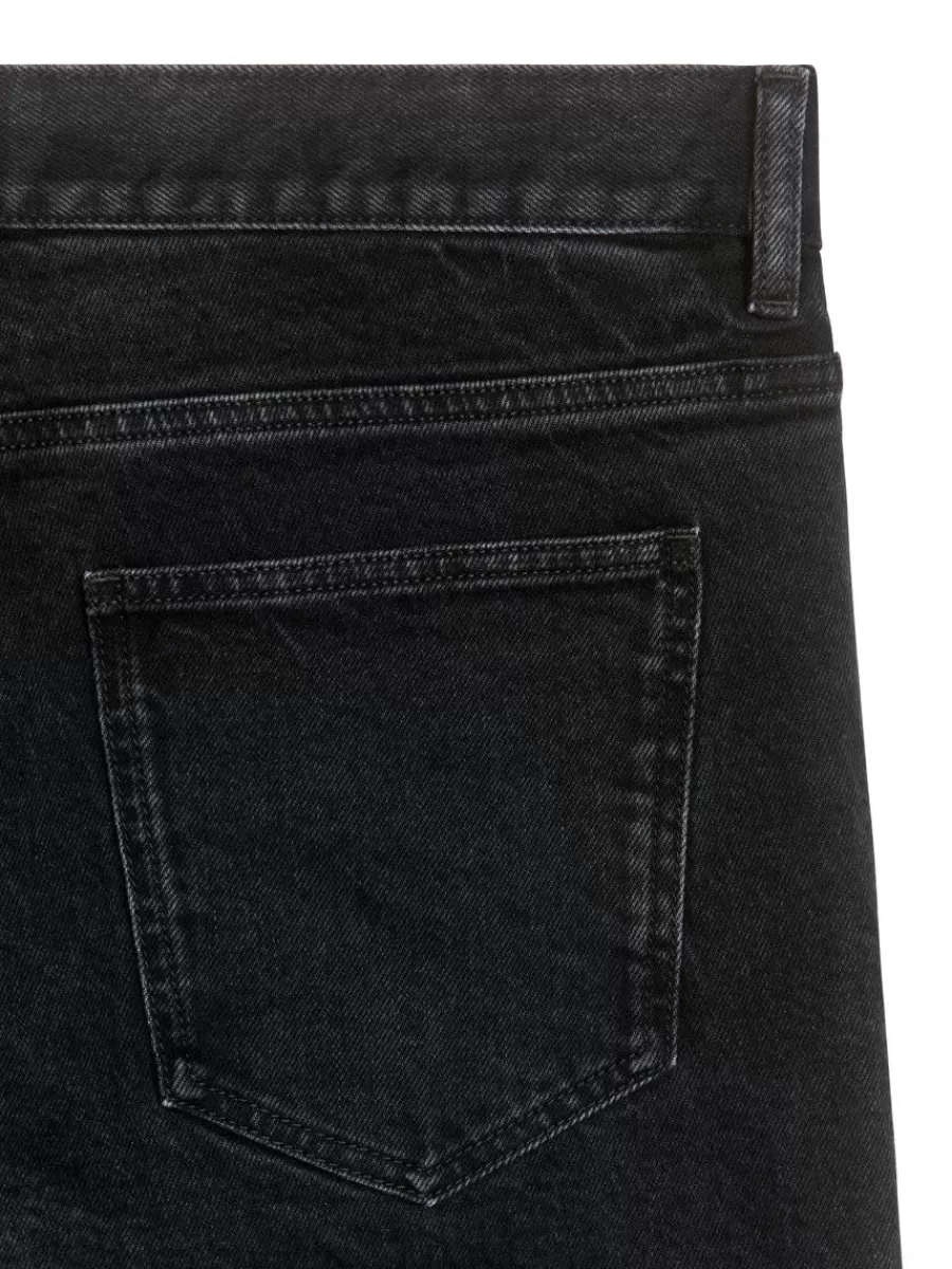 New ARKET BIRCH Slim Stretch Jeans Dark Grey