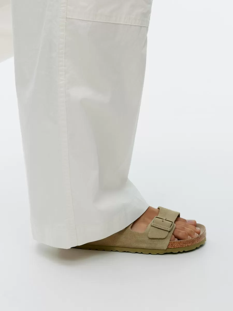 Online ARKET Birkenstock Arizona Suede Sandals Faded Khaki