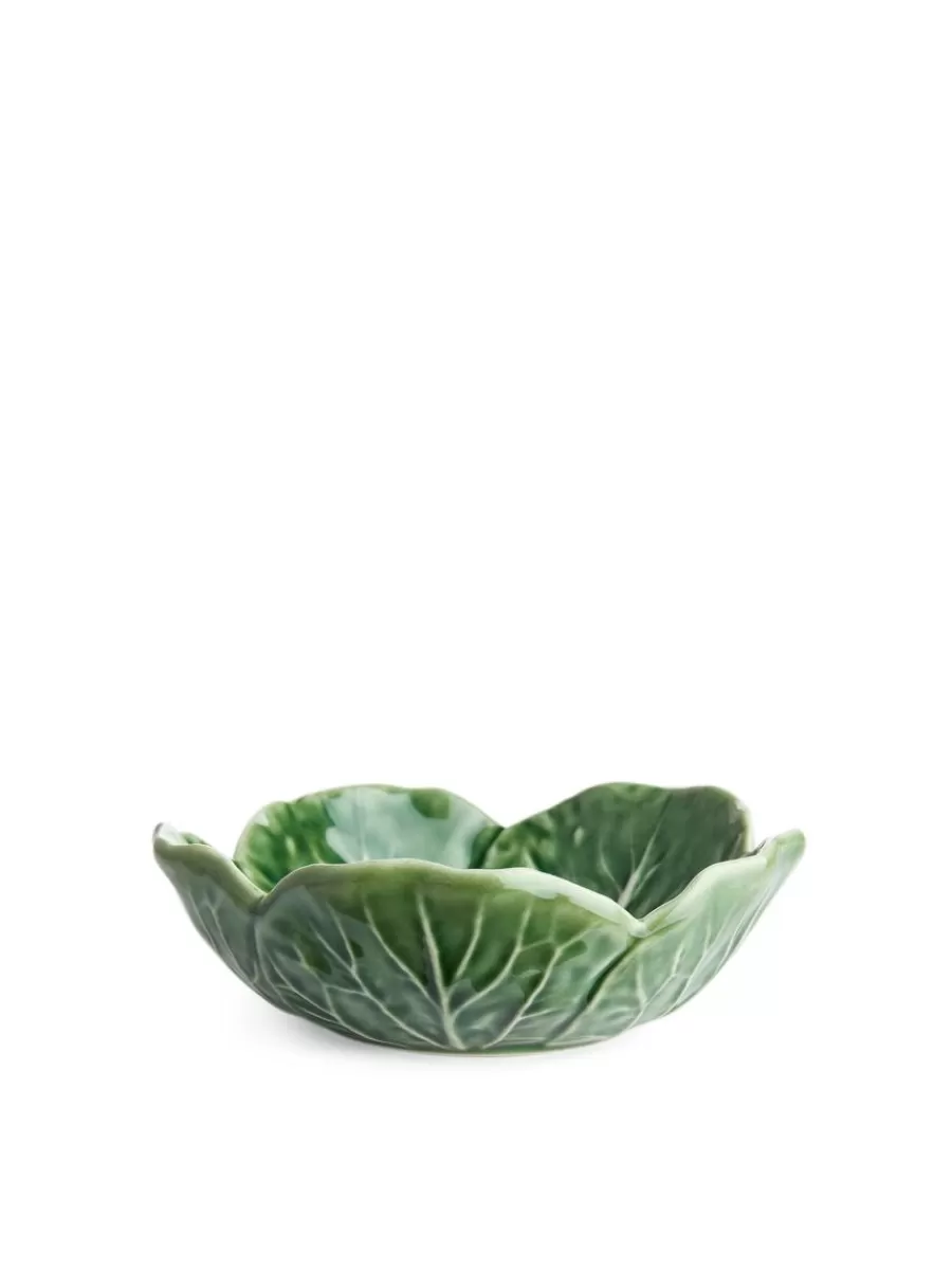 Sale ARKET Bordallo Pinheiro Cabbage Bowl 12 Cm Green