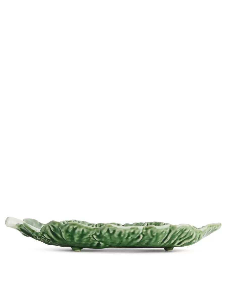 Hot ARKET Bordallo Pinheiro Leaf Plate Green