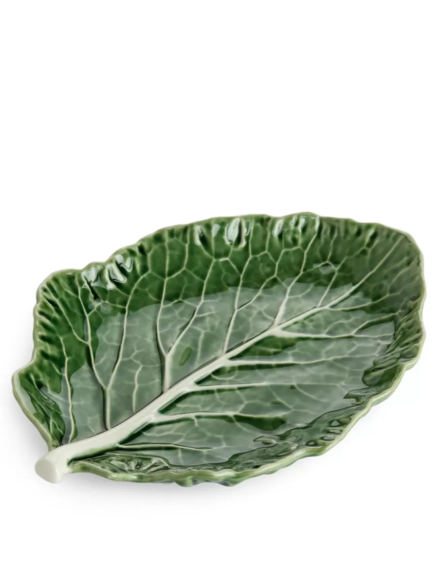 Hot ARKET Bordallo Pinheiro Leaf Plate Green