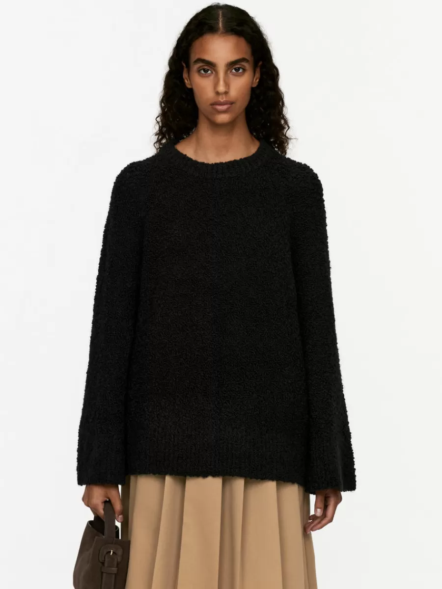 Best Sale ARKET Bouclé Jumper Black