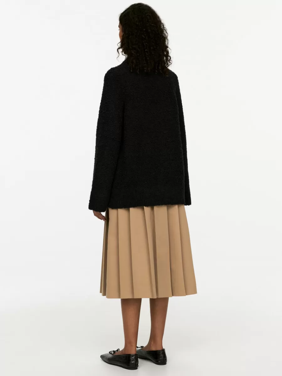 Best Sale ARKET Bouclé Jumper Black