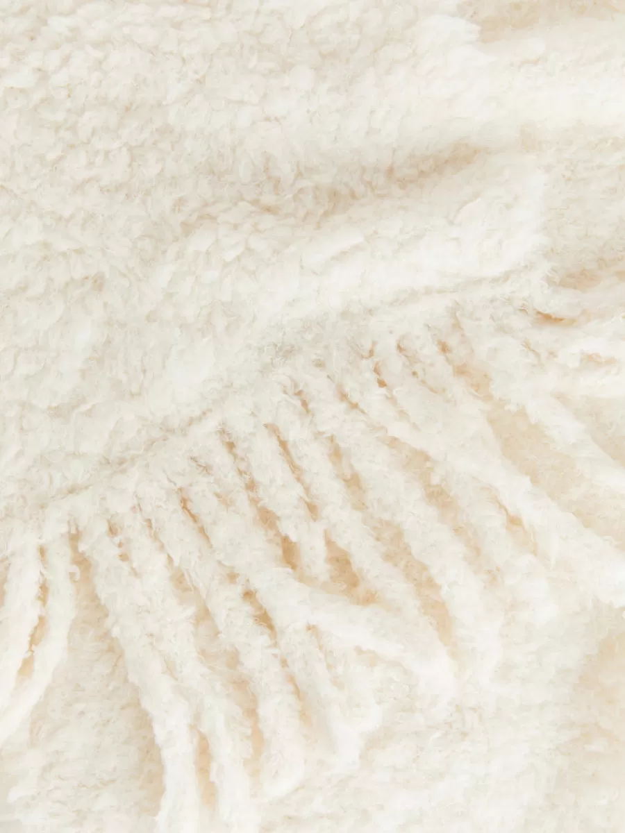 Store ARKET Bouclé Scarf Off-White