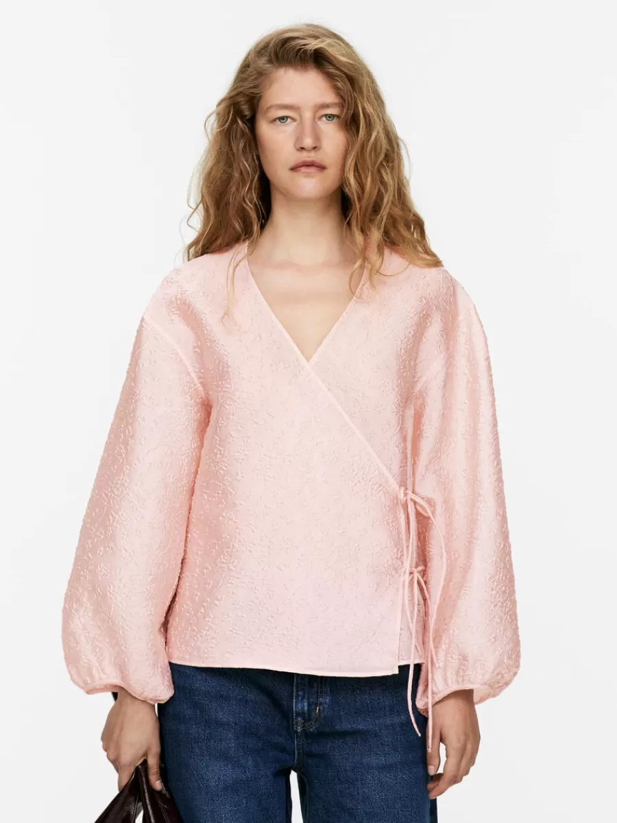 Best ARKET Brocade Blouse Pink