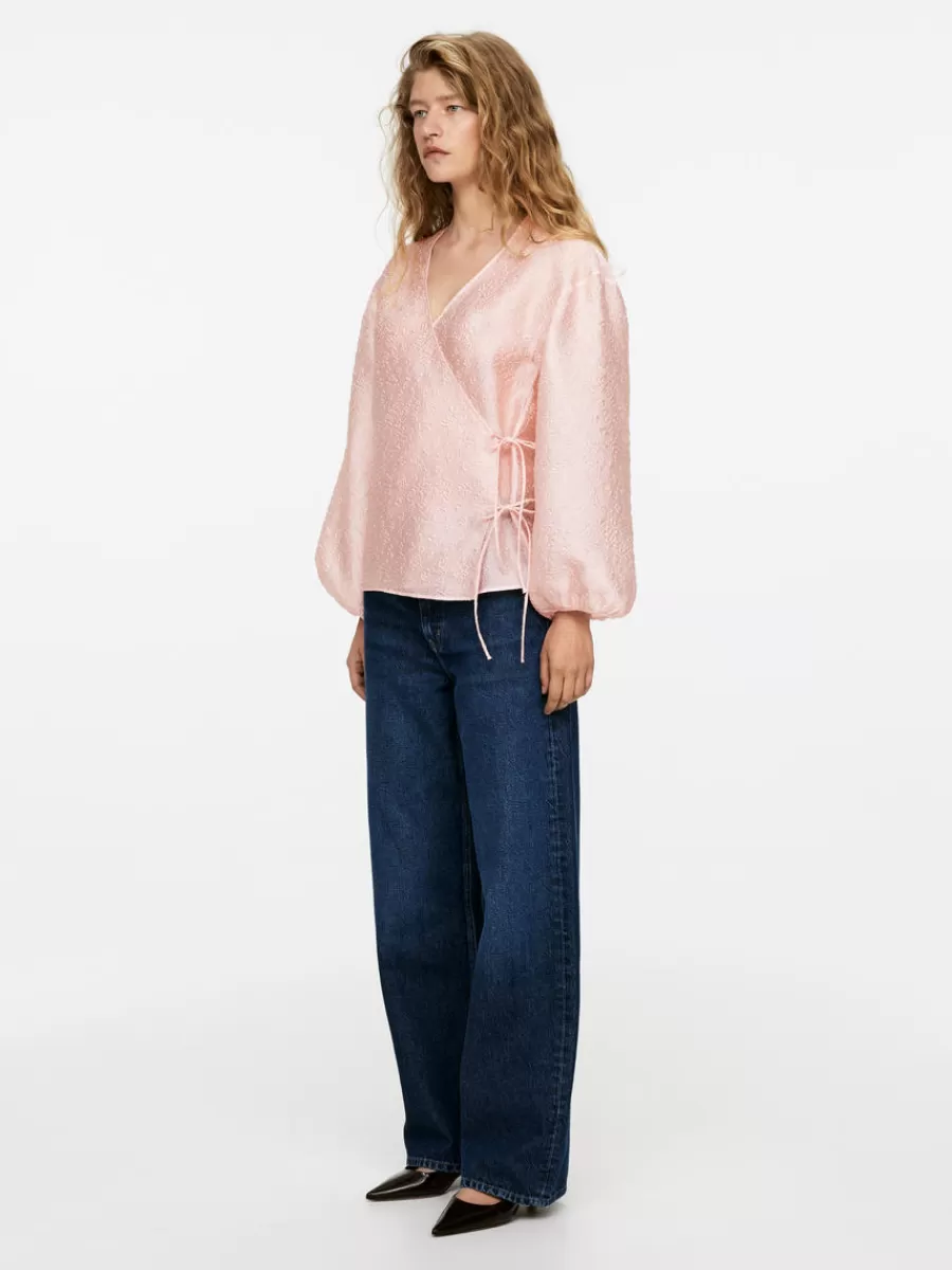 Best ARKET Brocade Blouse Pink