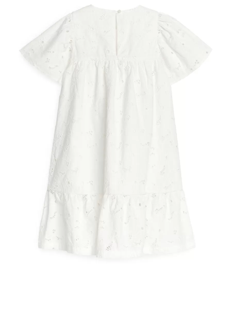 Outlet ARKET Broderie Anglaise Dress White