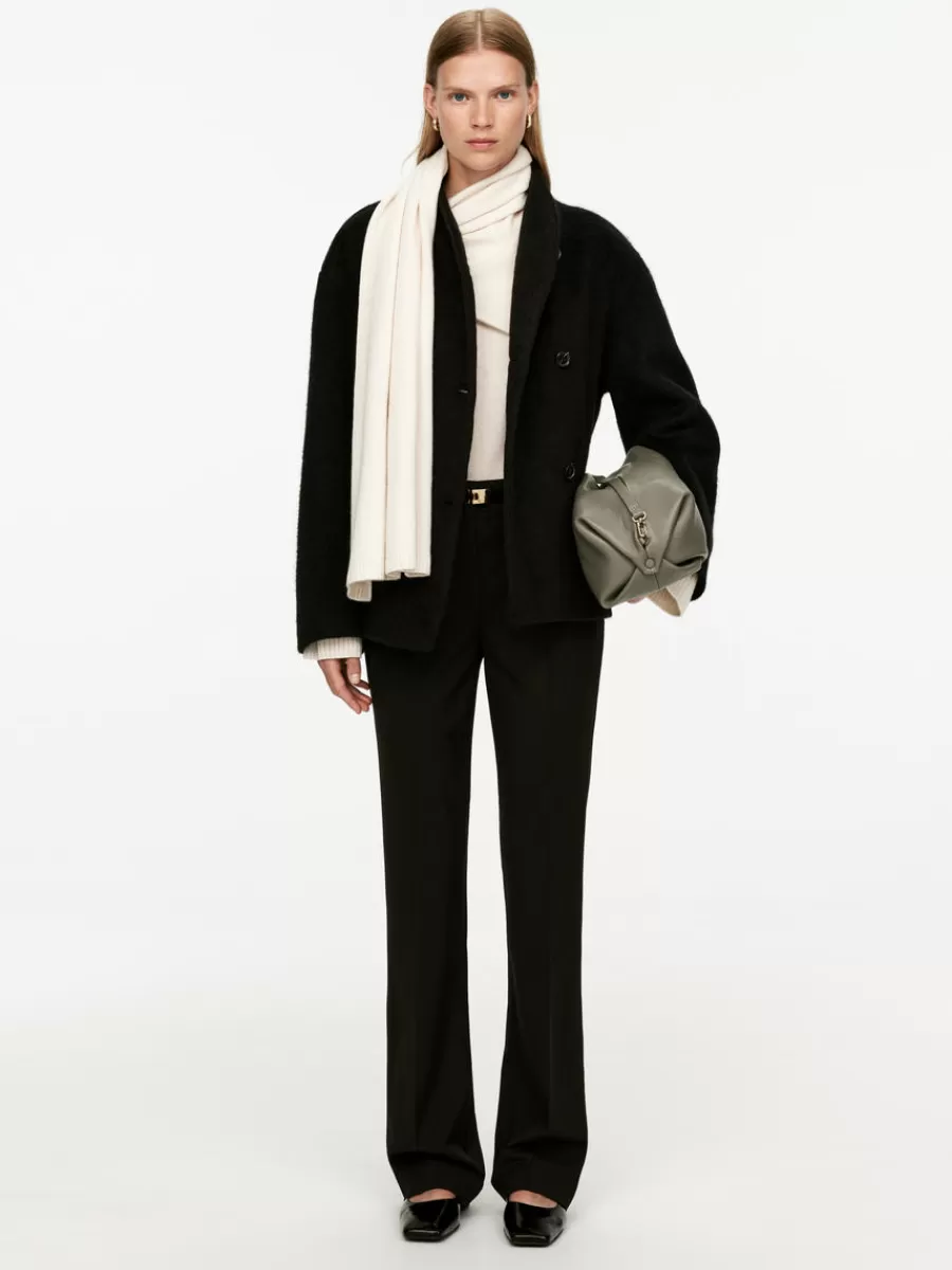 Sale ARKET Brushed Wool Jacket Black
