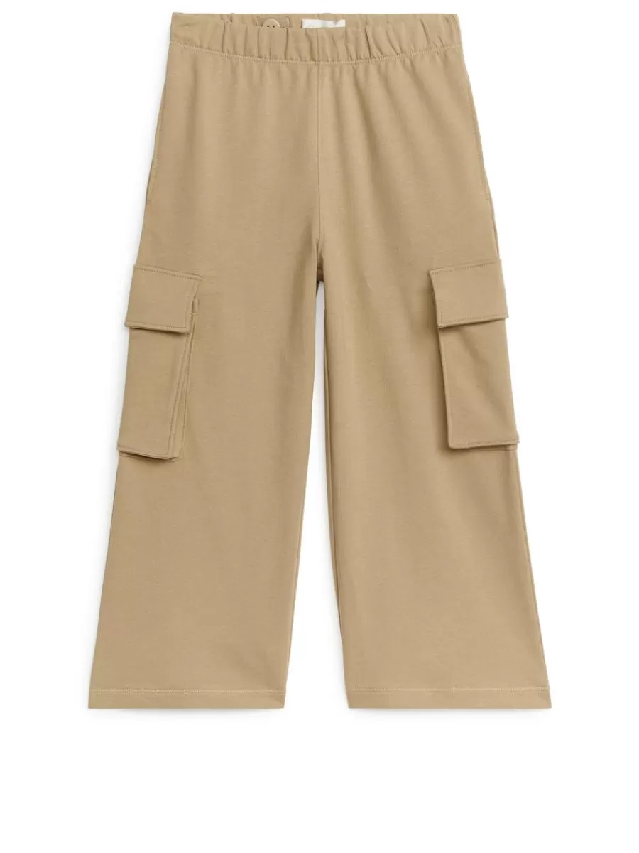 Cheap ARKET Cargo Trousers Beige