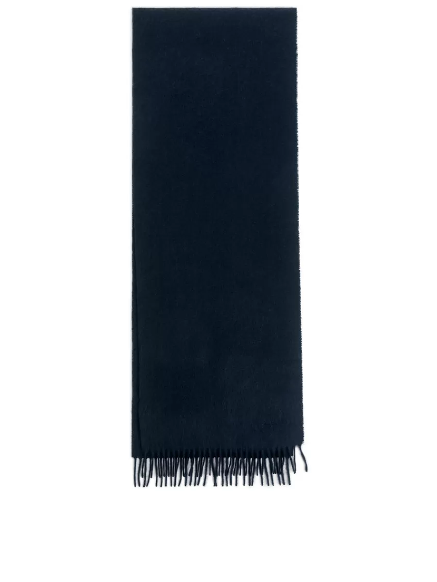 Store ARKET Cashmere Scarf Dark Blue