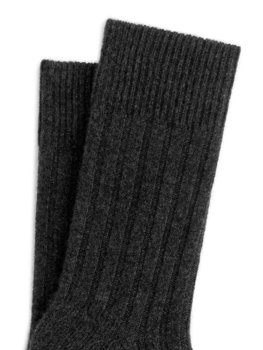 Cheap ARKET Cashmere Socks Black