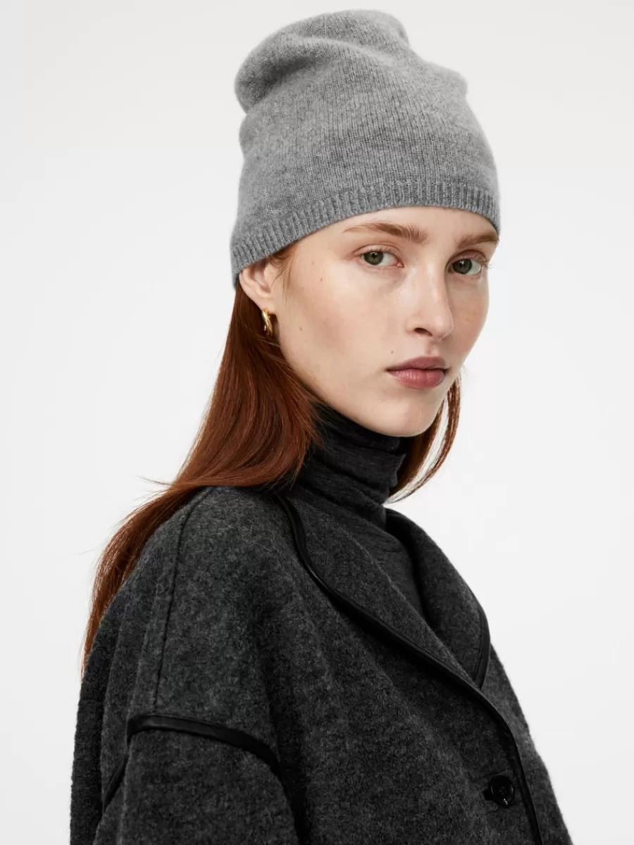 Sale ARKET Cashmere-Wool Beanie Grey