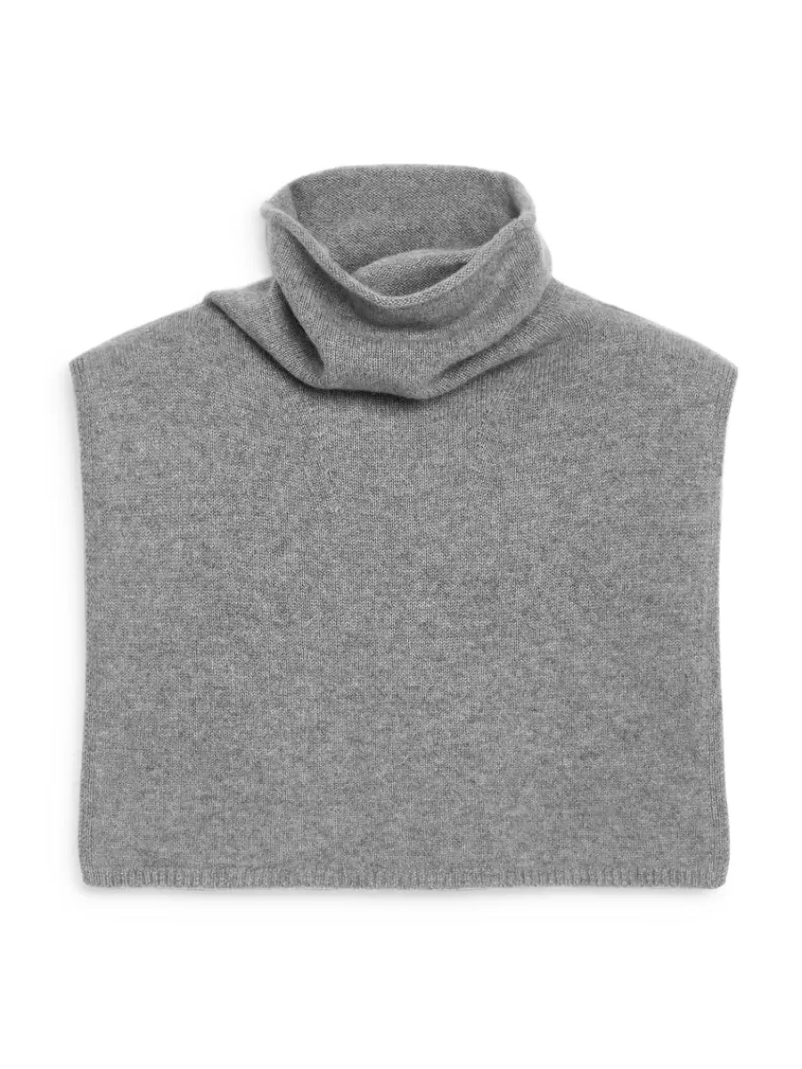 Online ARKET Cashmere-Wool Collar Grey