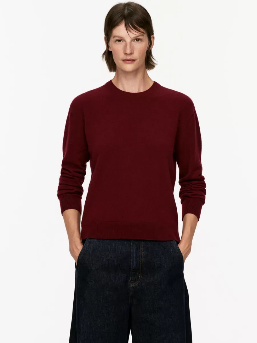 Flash Sale ARKET Cashmere-Wool Jumper Dark Red