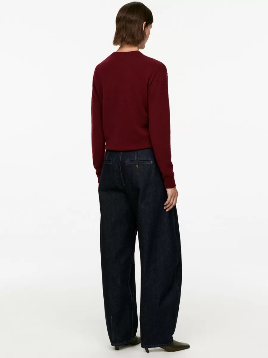 Flash Sale ARKET Cashmere-Wool Jumper Dark Red