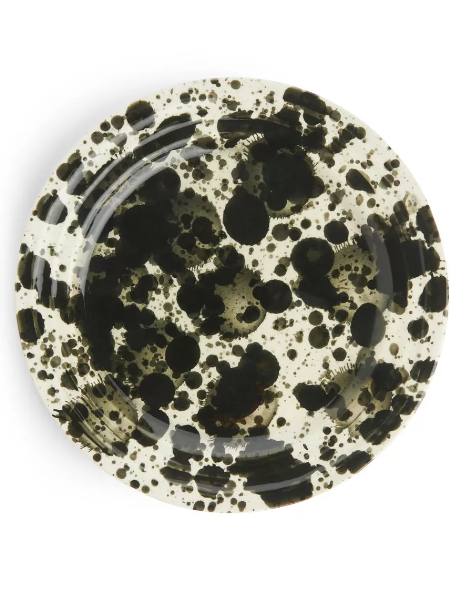 Outlet ARKET Ceramic Plate White/Black
