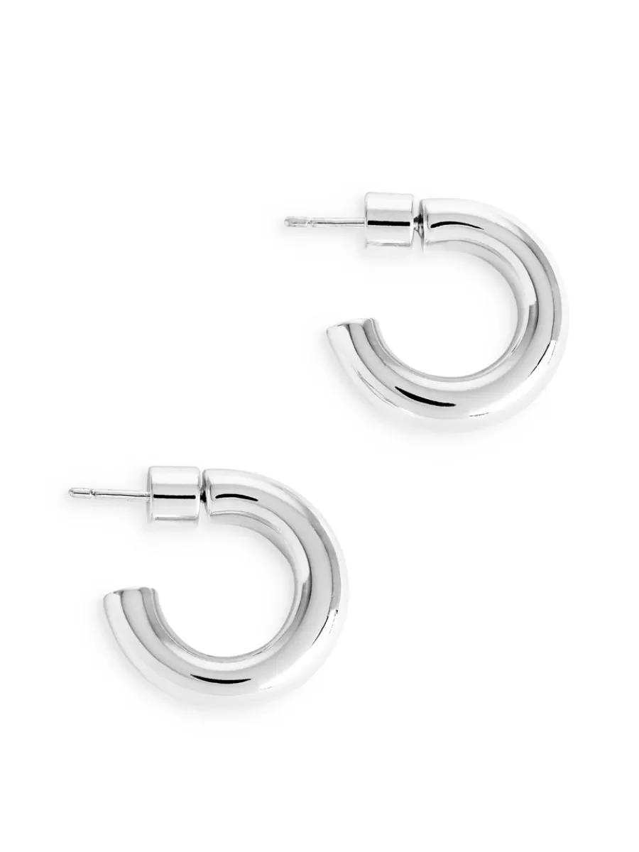 New ARKET Chunky Hoop Earrings Silver