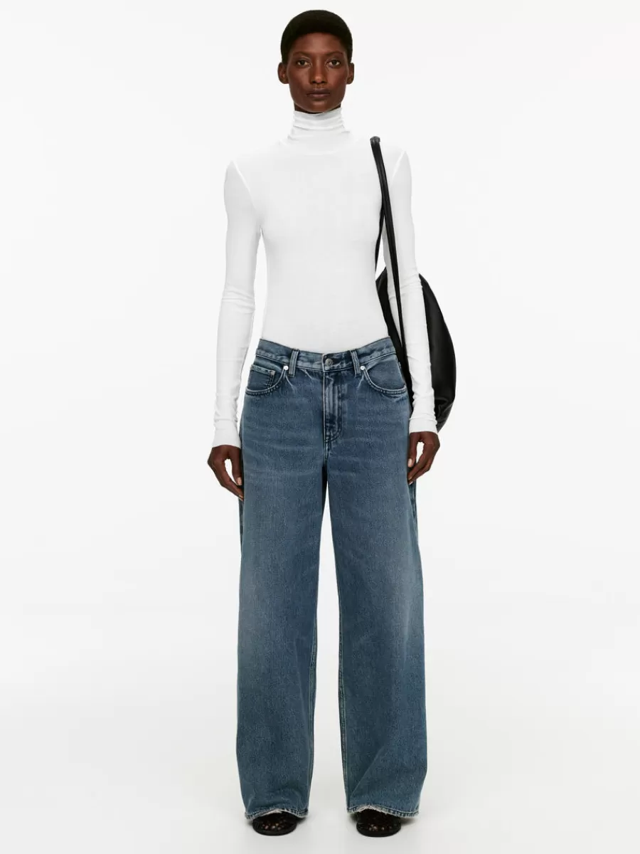Clearance ARKET CLOUD Low Loose Jeans Mid Blue