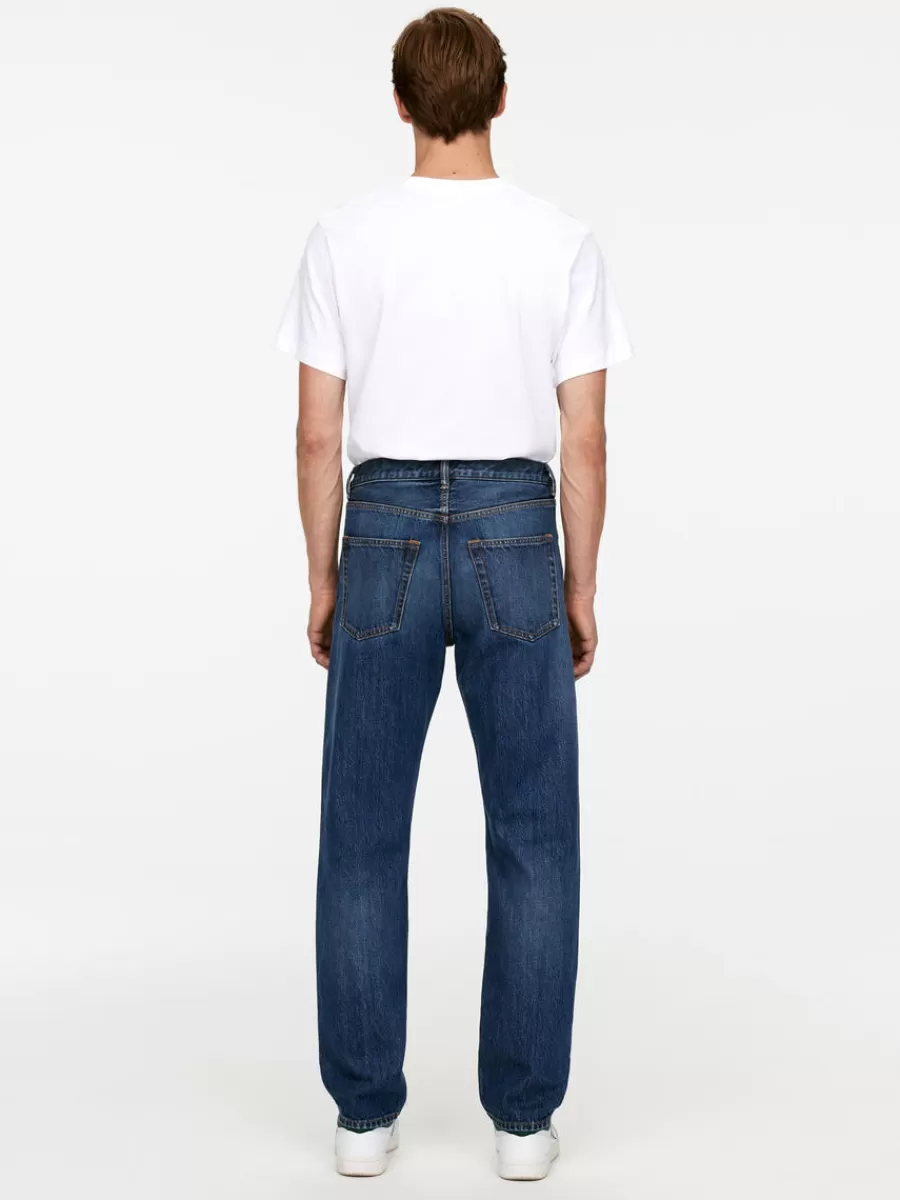 Best ARKET COAST Relaxed Tapered Jeans Dark Blue