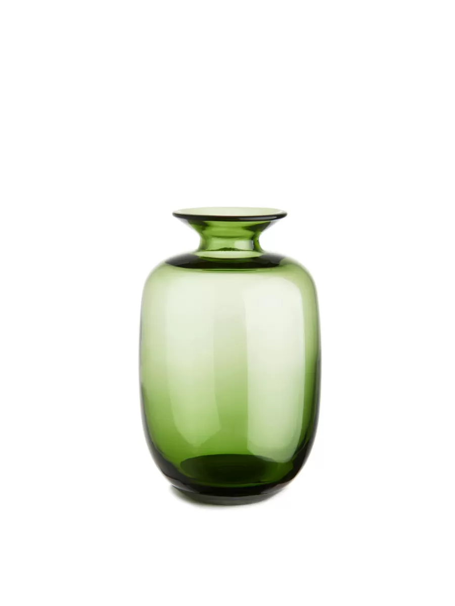 Shop ARKET Coloured Glass Vase 11 Cm Green