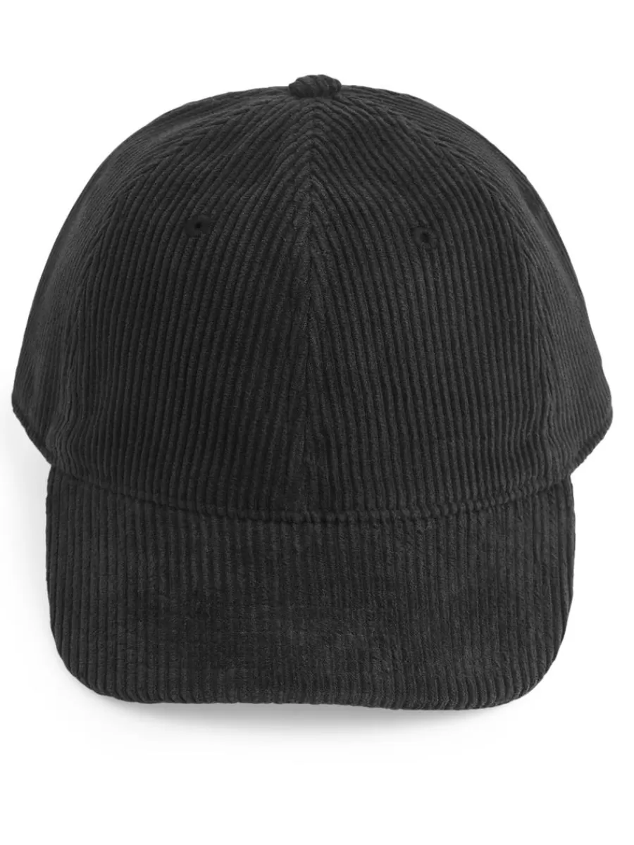 Discount ARKET Corduroy Cap Black