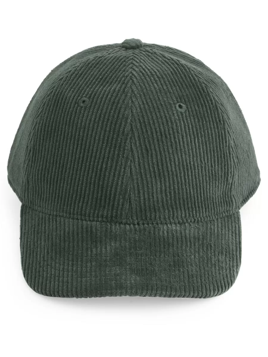 Shop ARKET Corduroy Cap Dark Green