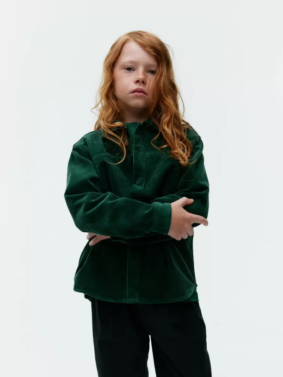 Flash Sale ARKET Corduroy Overshirt Dark Green