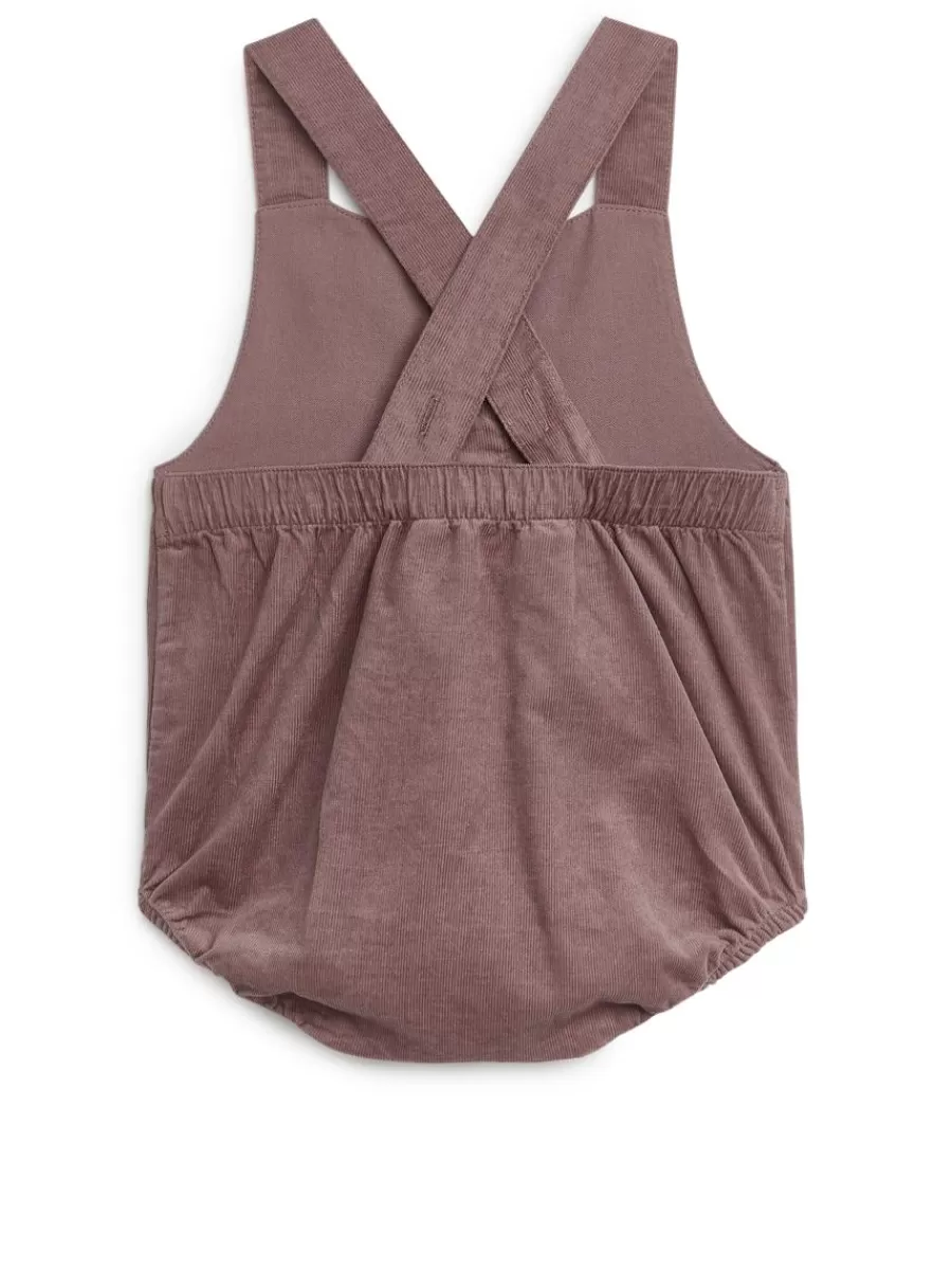 Flash Sale ARKET Corduroy Romper Dusty Pink