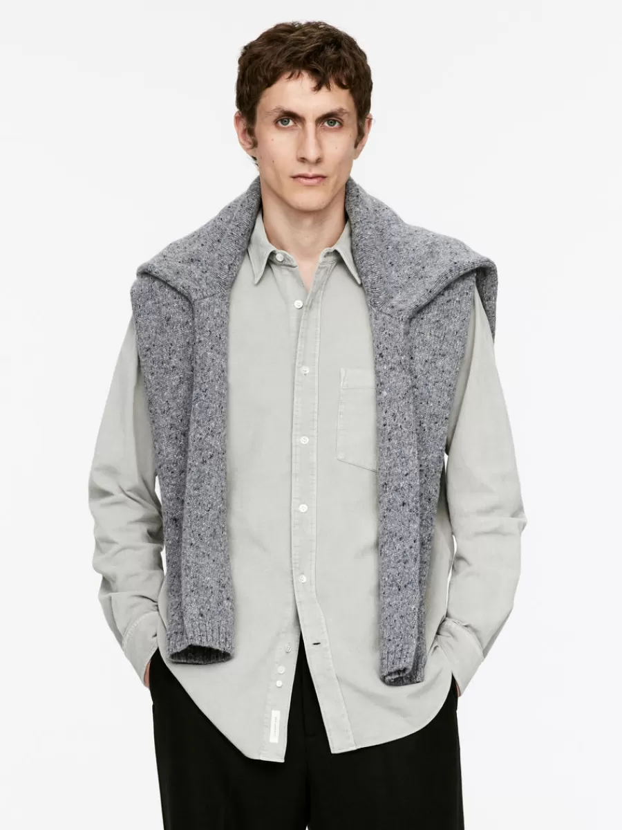 Best ARKET Corduroy Shirt Grey